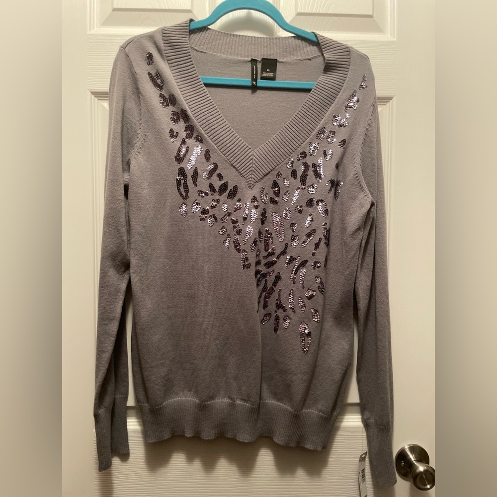 Sequin sweater